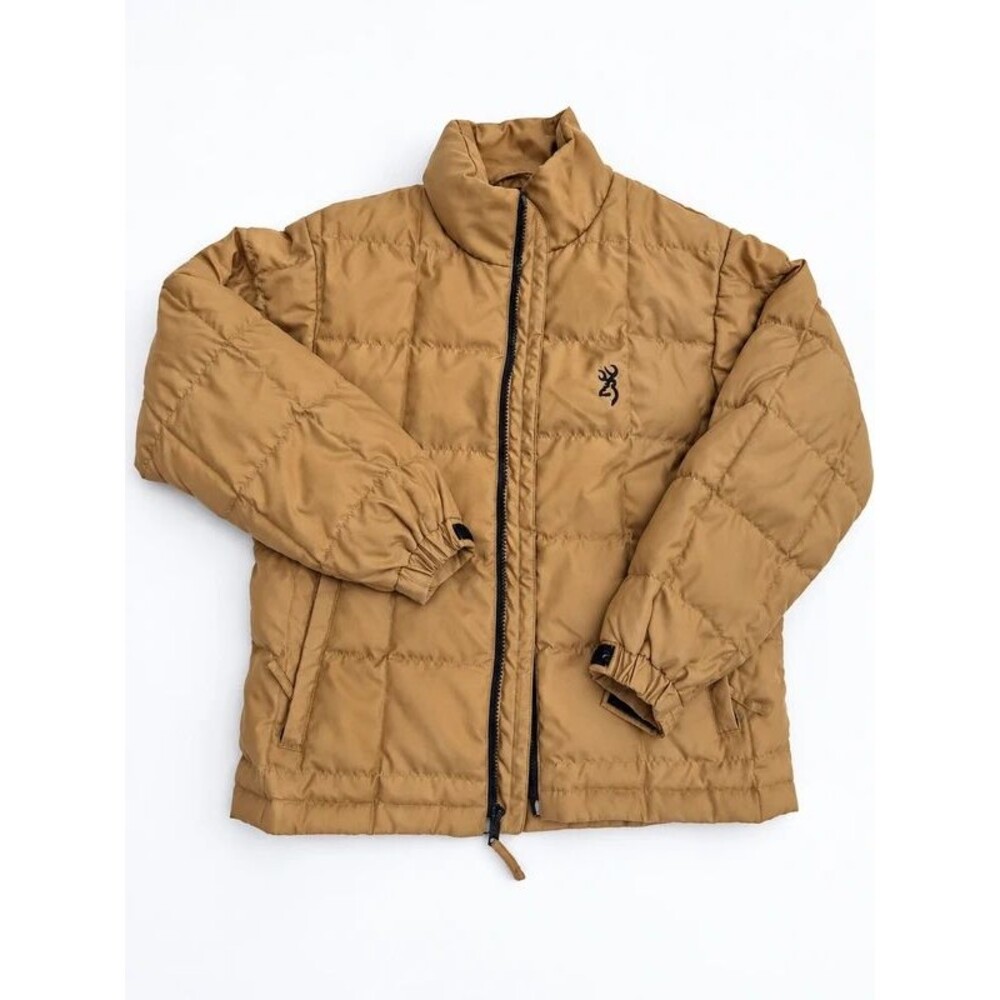 Vintage Browning Boys’ Medium Tan Down Puffer Jacket